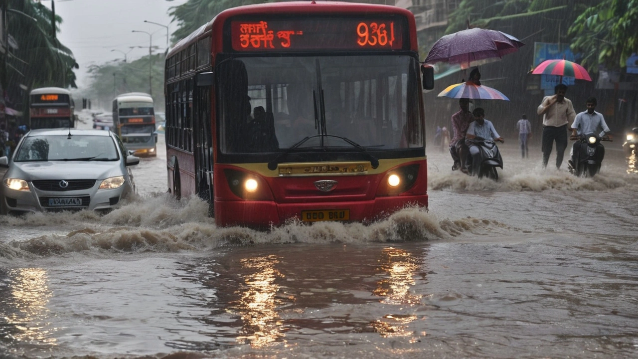 मुंबई में भारी बारिश से जनजीवन प्रभावित: 100 मिमी से अधिक बारिश दर्ज, अगले तीन दिनों के लिए अलर्ट